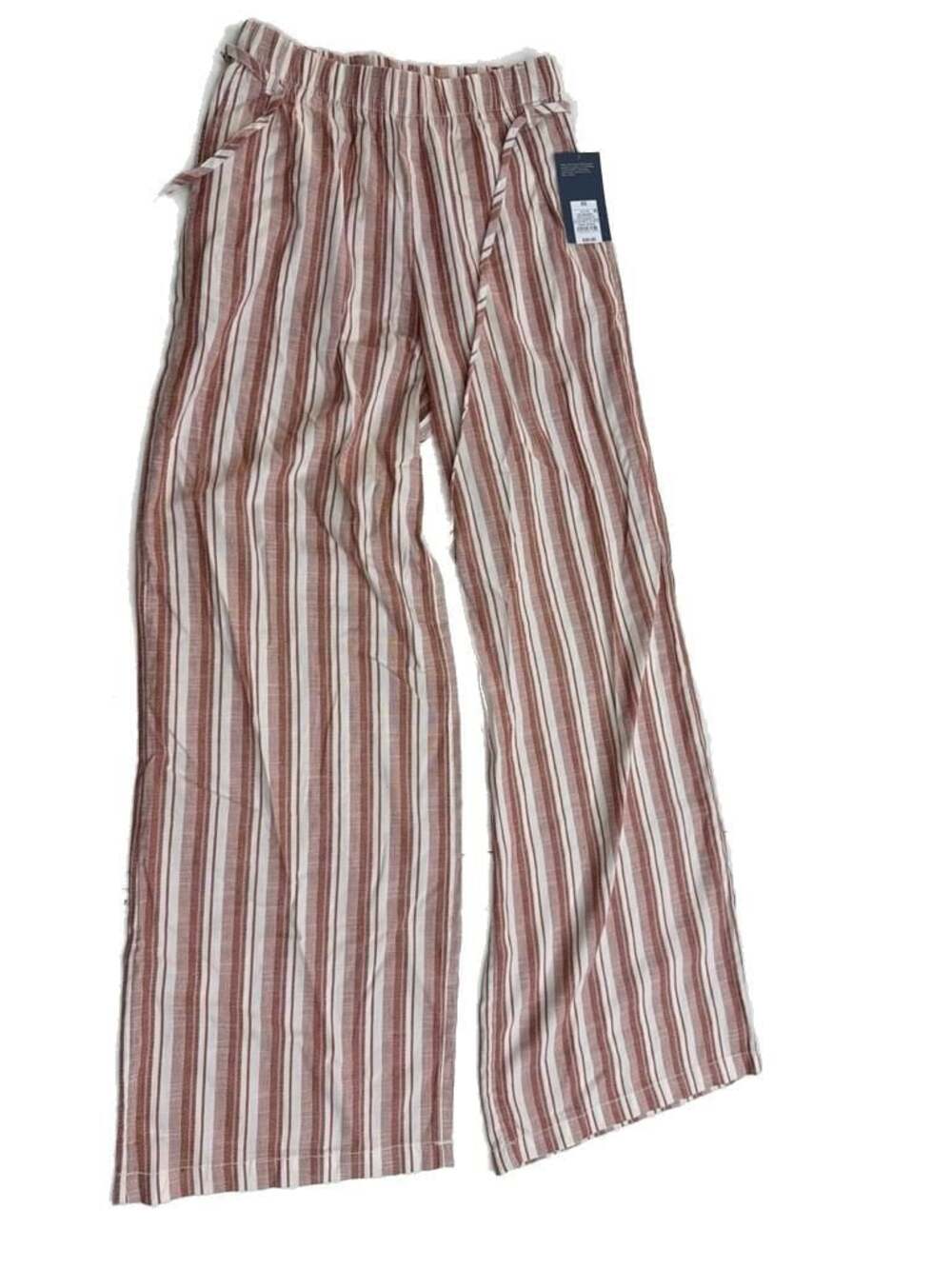 Universal Thread Women's Mid-Rise Wide Leg Striped Palazzo Pants